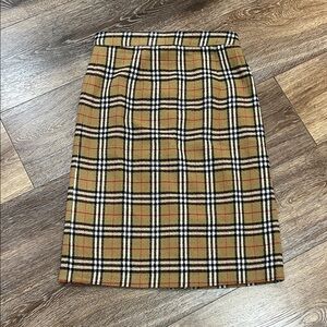 Vintage 90’s Replica Nova Check Wool Blend Skirt Sz Small ❤️